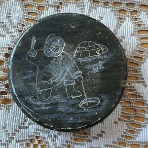 Soapstone coaster